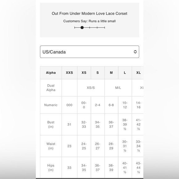 UO Out From Under Modern Love Lace Corset in Slate Blue - Picture 16 of 16